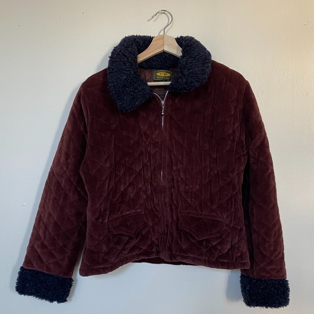 Vintage Quilted Free People Jacket